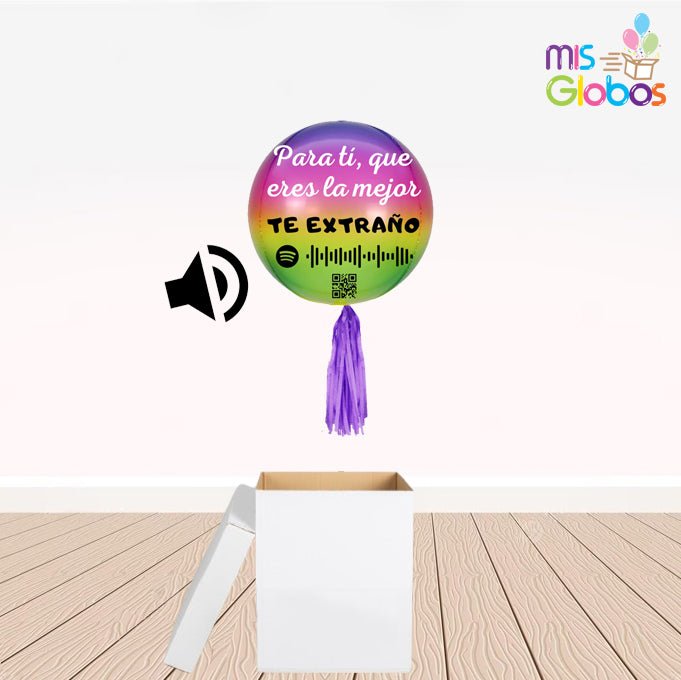 Caja GloBOOM con globos dedícale una canción - Mis Globos