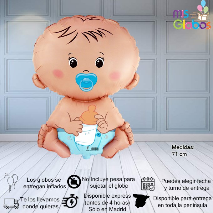 Globo forma Baby Boy - Mis Globos