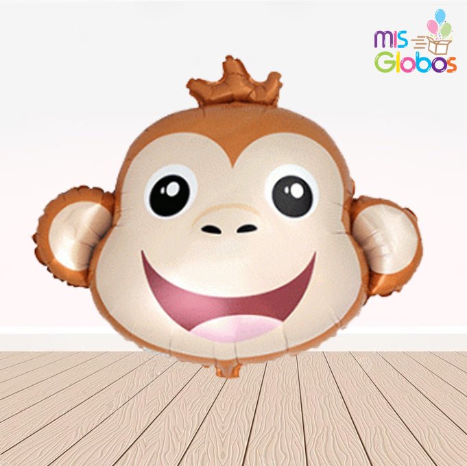GLOBO FORMA CARA DE MONO - Mis Globos