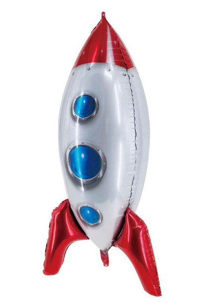 Globo Forma Cohete - Mis Globos