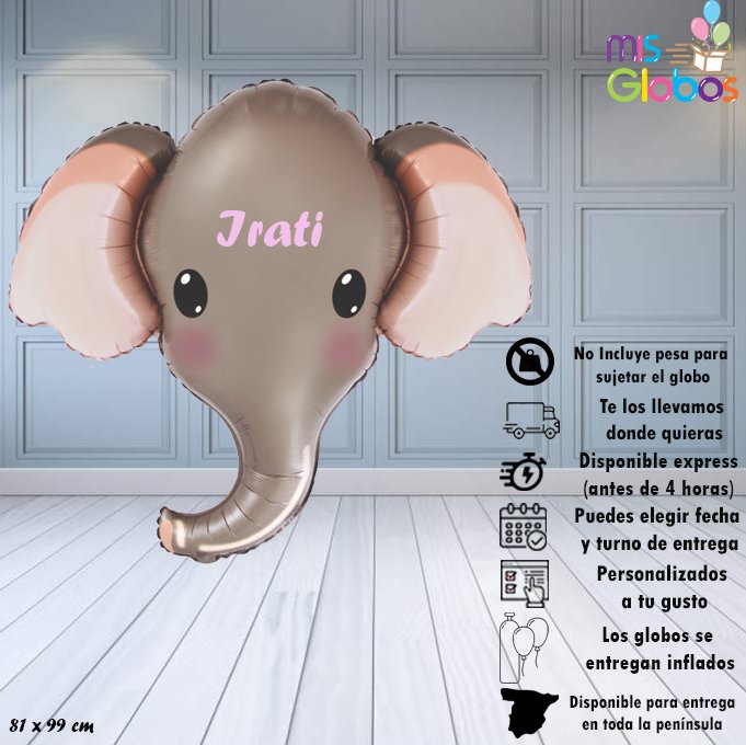 Globo forma Elefante - Mis Globos