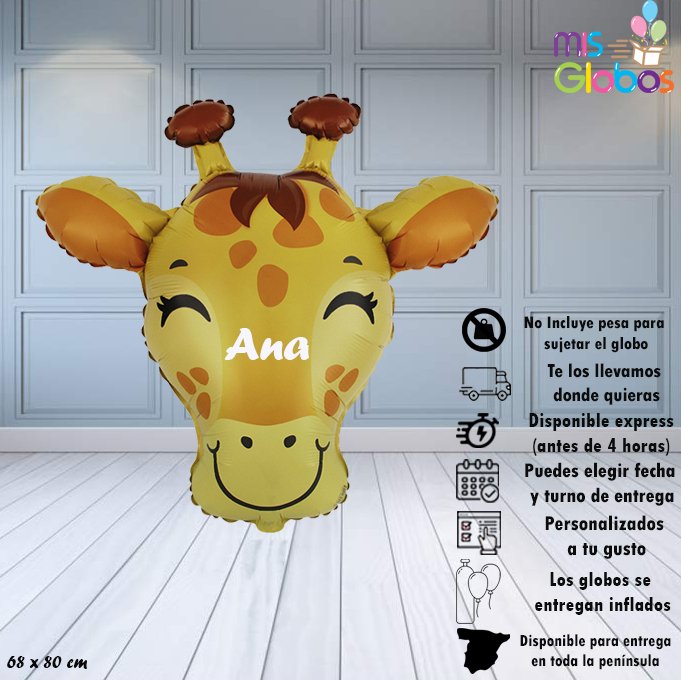 Globo Jirafa - Mis Globos