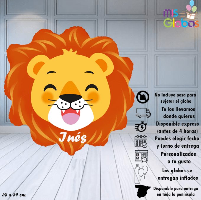 Globo forma León - Mis Globos