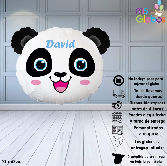 Globo forma Panda - Mis Globos