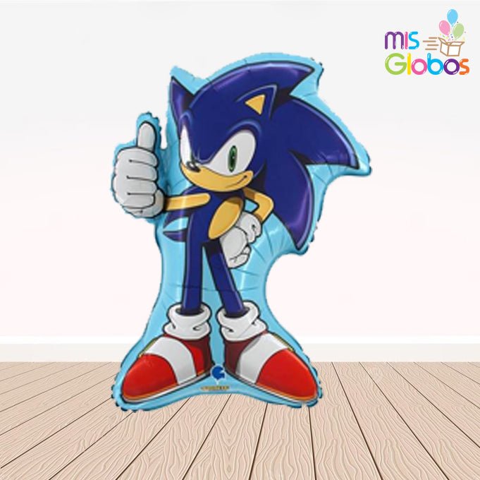 Globo forma Sonic - Mis Globos