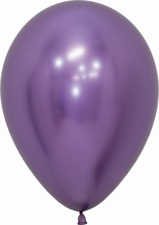 Globo Morado Cromado hinchado con Helio por unidades. - Mis Globos