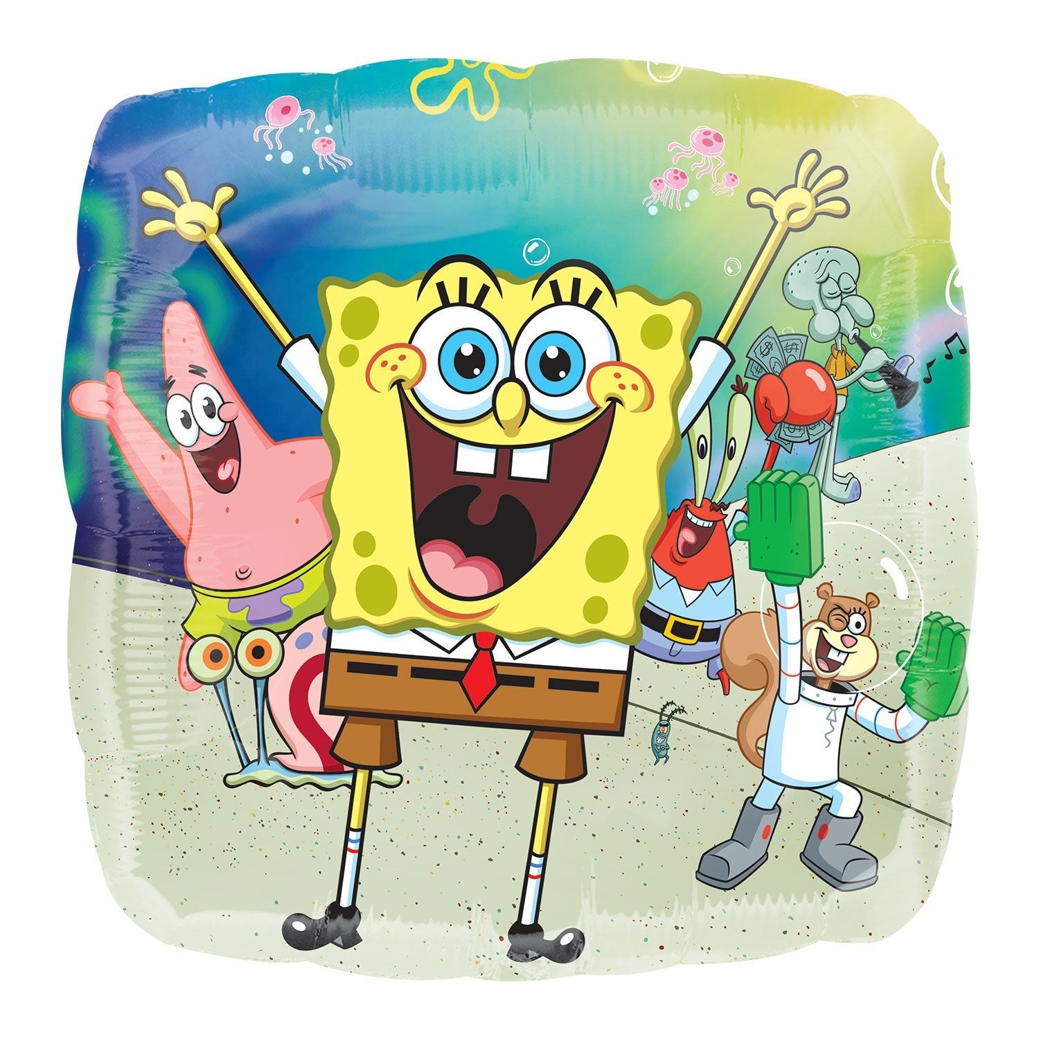 Globo Mylar Bob Esponja de 45 cm. - Mis Globos