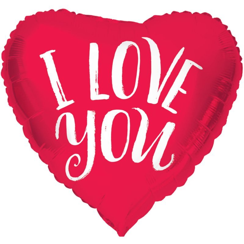 Globo mylar corazón I Love you Stylish - Mis Globos