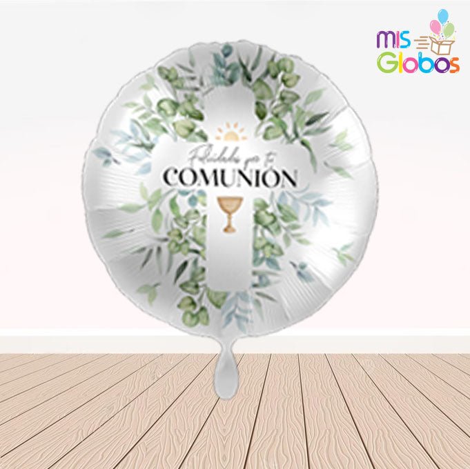 Globo Mylar Felicidades Mi Primera Comunión - Mis Globos