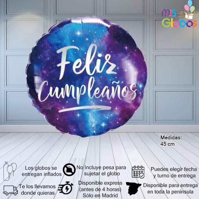 Globo Maylar Feliz Cumpleaños