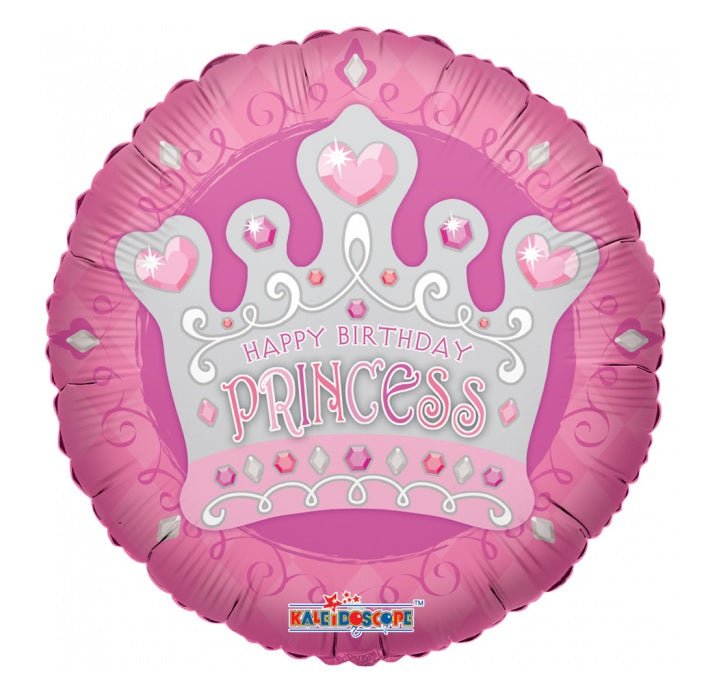 Globo mylar Happy Birthday Princess