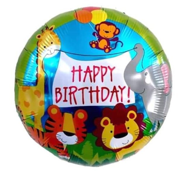 Globo mylar Happy Birthday Selva - Mis Globos