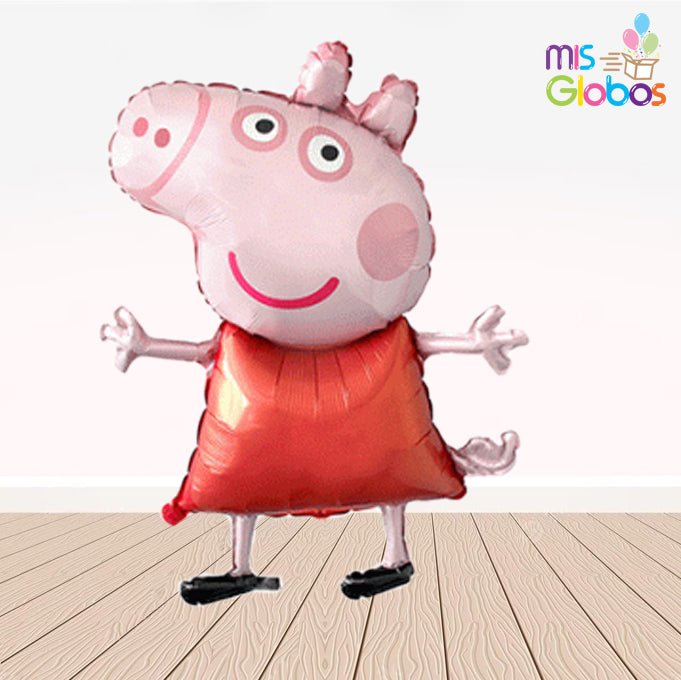 Globo Mylar superforma Peppa Pig. - Mis Globos