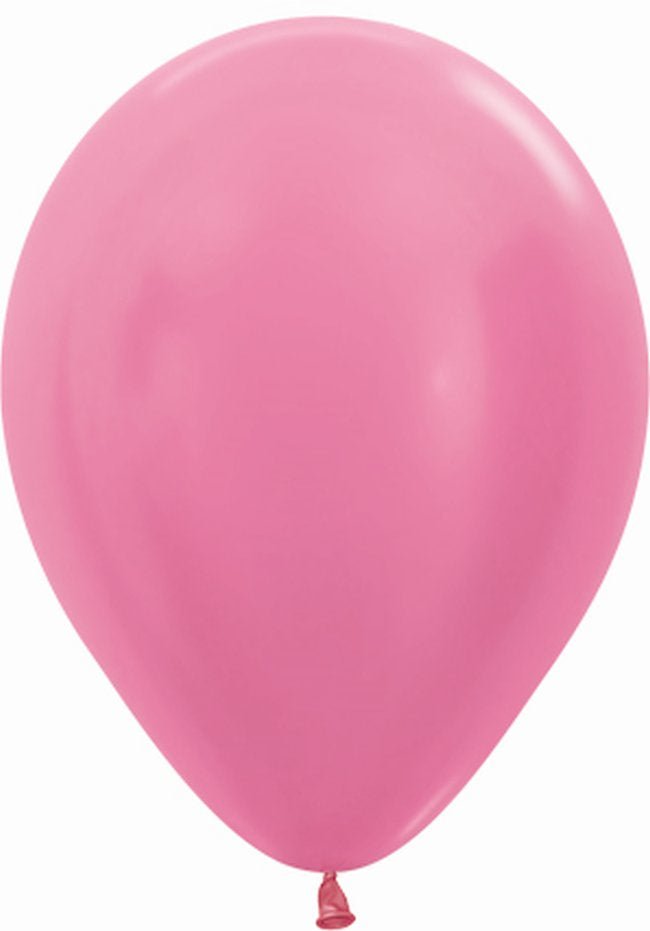 Globo Fucsia satin hinchado con Helio por unidades. - Mis Globos