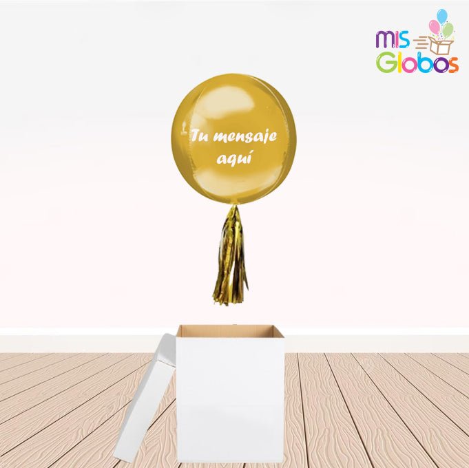 Caja GloBOOM con globos Esfera - Mis Globos