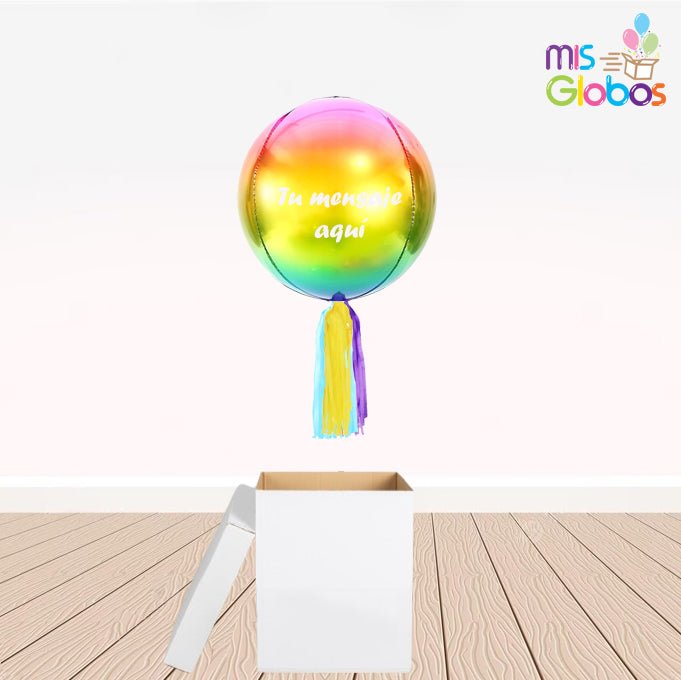 Caja GloBOOM con globos Esfera - Mis Globos