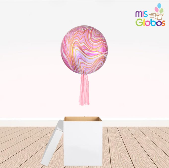Caja GloBOOM con globos Esfera - Mis Globos