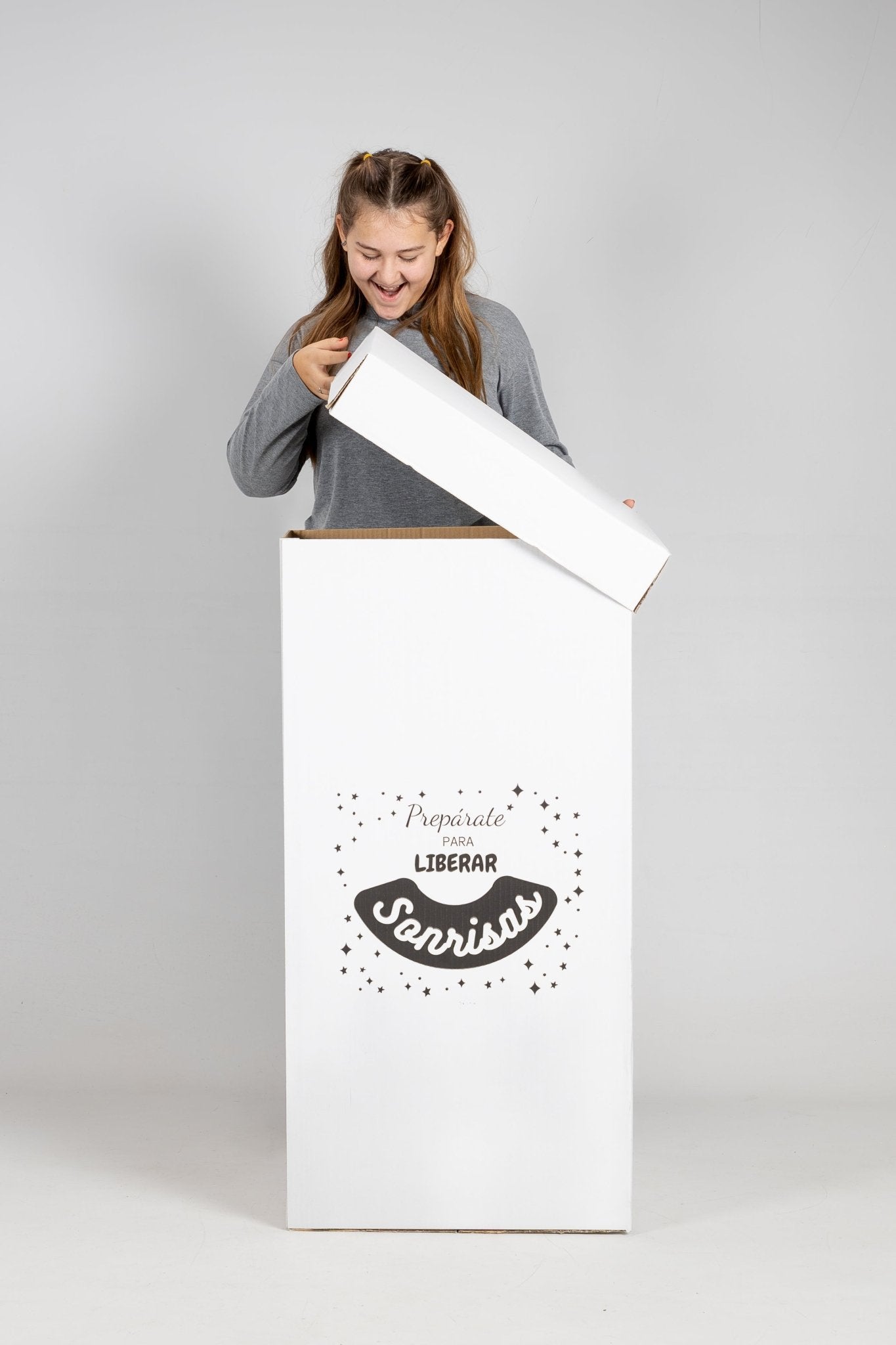 Caja GloBOOM con globos Número simple - Mis Globos