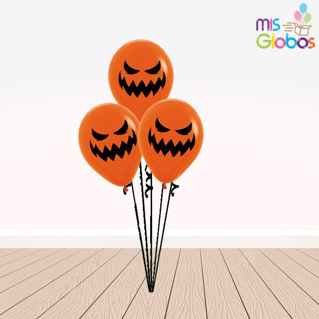 Globos látex Calabaza - Mis Globos