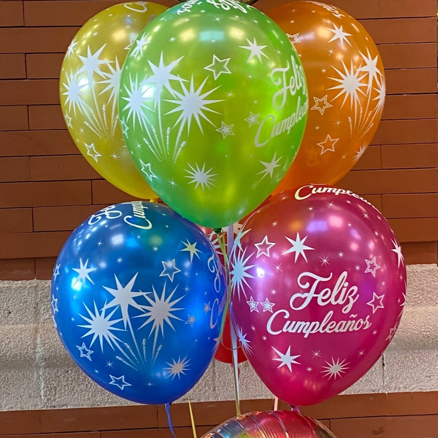 Globos látex Feliz Cumpleaños Destellos - Mis Globos