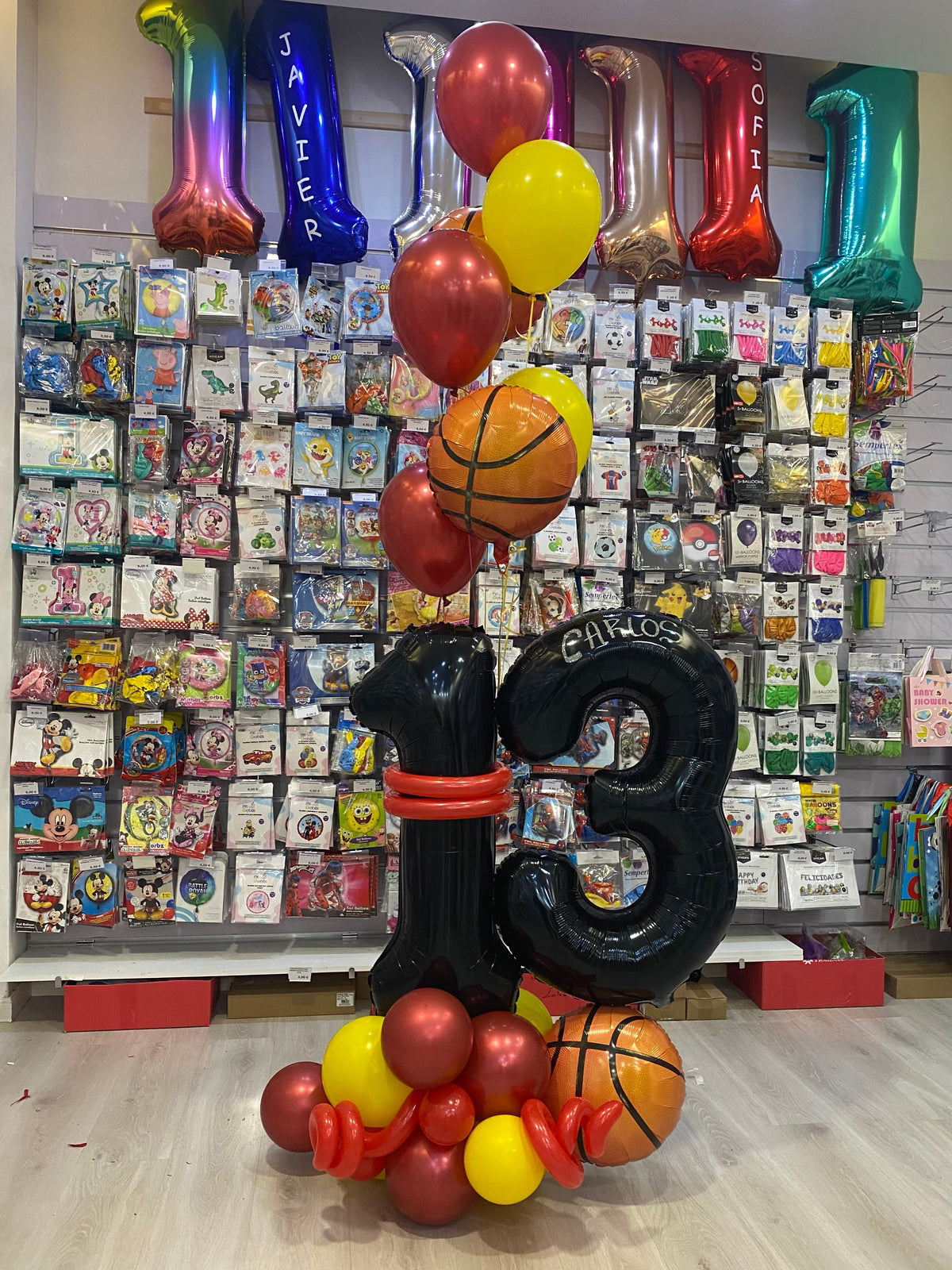 Arreglo Edad Baloncesto - Mis Globos