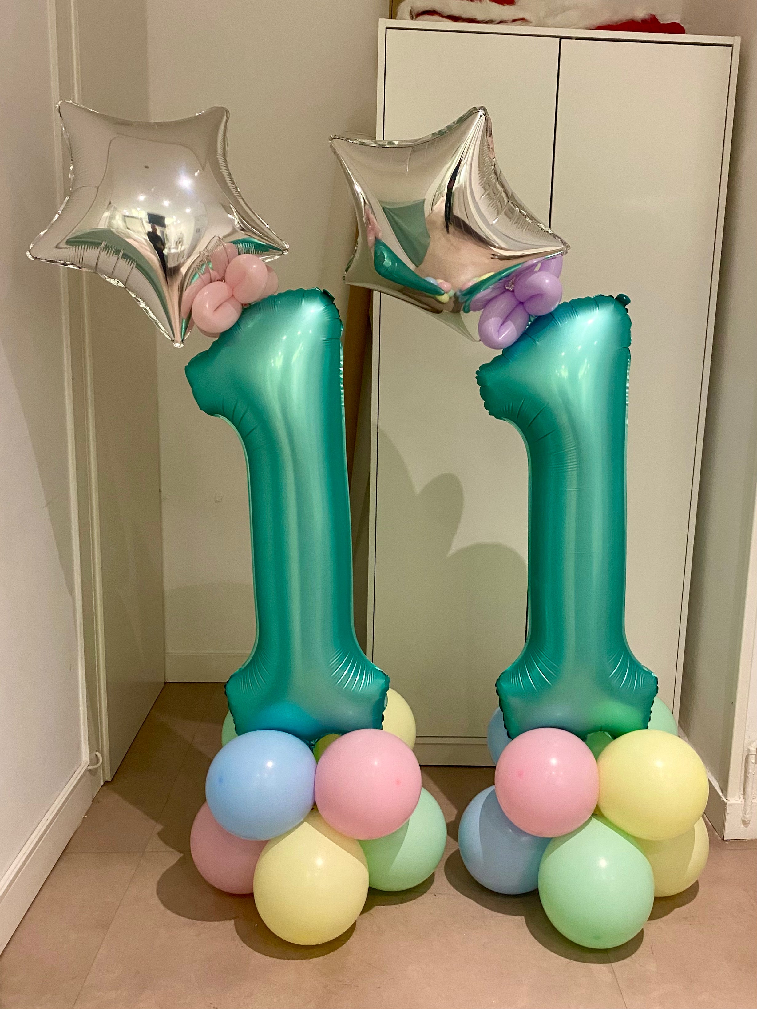 Ramo Doble Número Dulce Pastel - Mis Globos