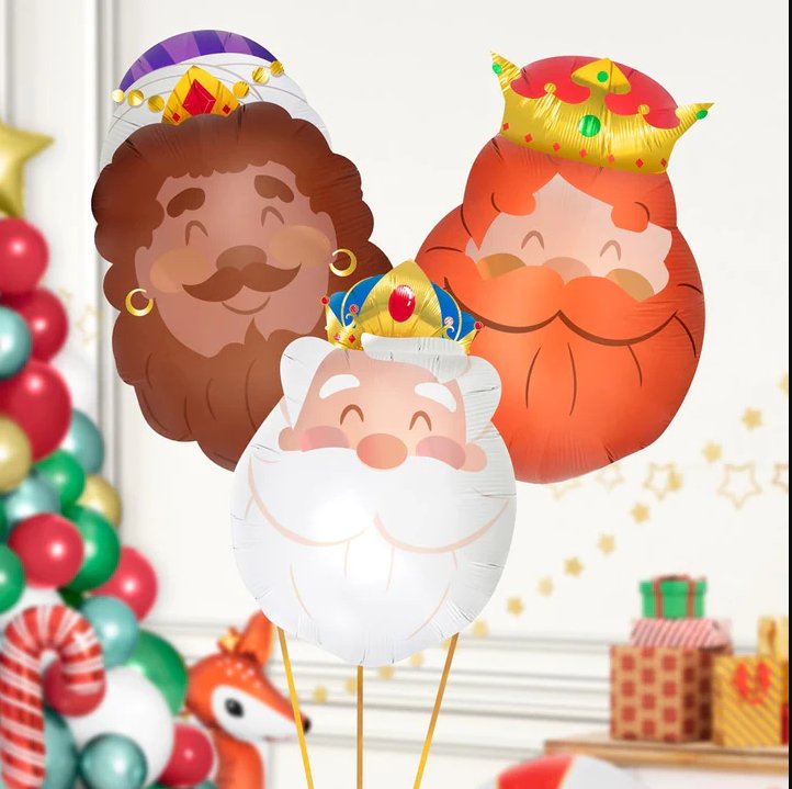 Kit Melchor, Gaspar y Baltasar Clásicos - Mis Globos