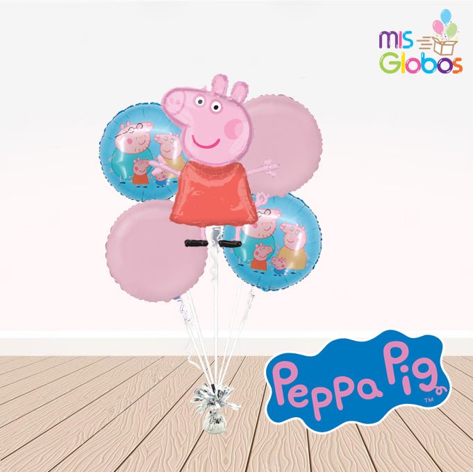 Globos Peppa Pig ideales para decorar tu fiesta de cumpleaños