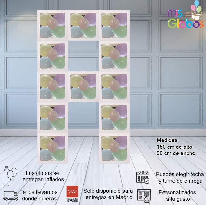 Letra Artística - Mis Globos