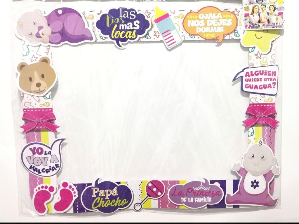 Marco de photocall baby shower - Mis Globos