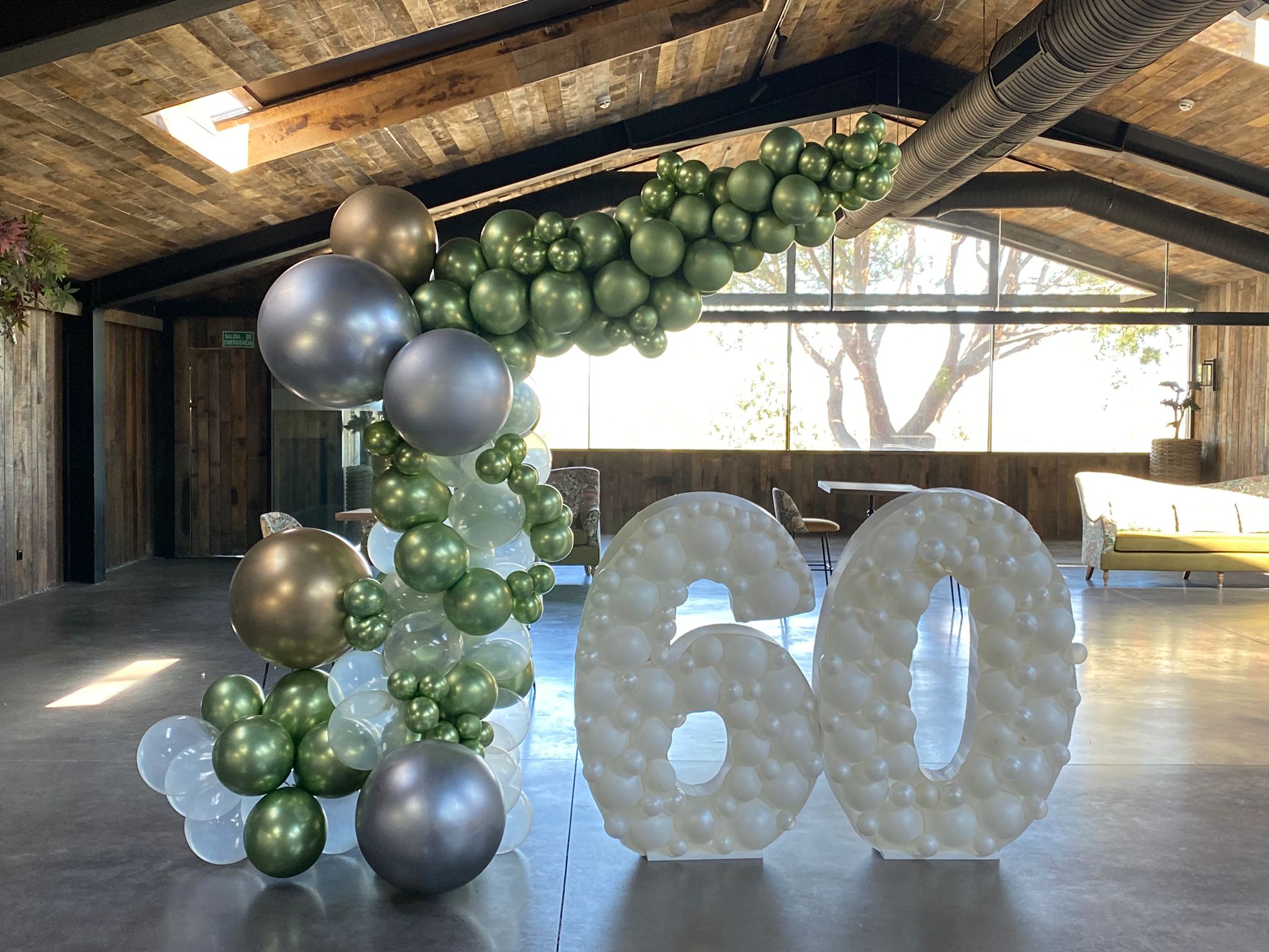 Medio Arco Orgánico Mosaicos Edad - Mis Globos
