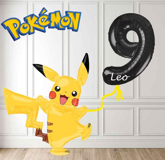 Pikachu te felicita - Mis Globos