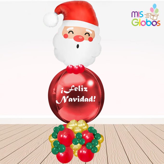 Ramo Arrebol Papa Noel - Mis Globos