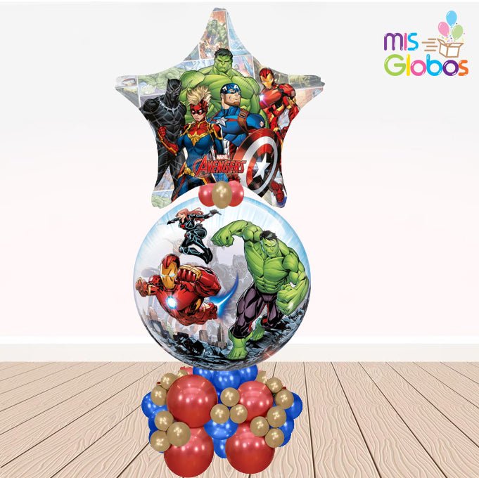 Ramo Arrebol Vengadores - Mis Globos