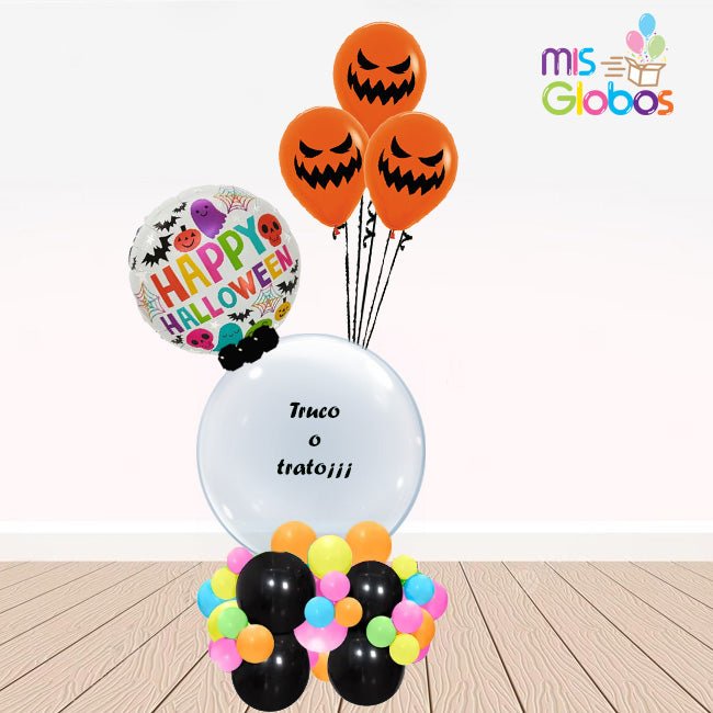Ramo Ataraxia Halloween Colorido Calabazas - Mis Globos