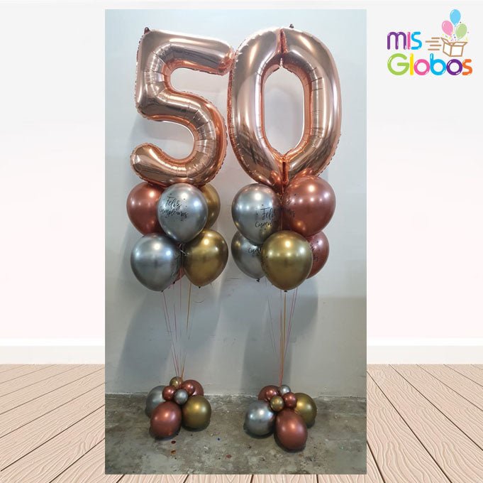 Ramo Cumpleaños Edad Luxury - Mis Globos