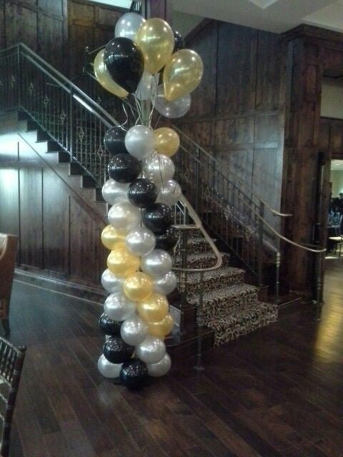 Ramo de globos Boda columna Mystic 2M. - Mis Globos
