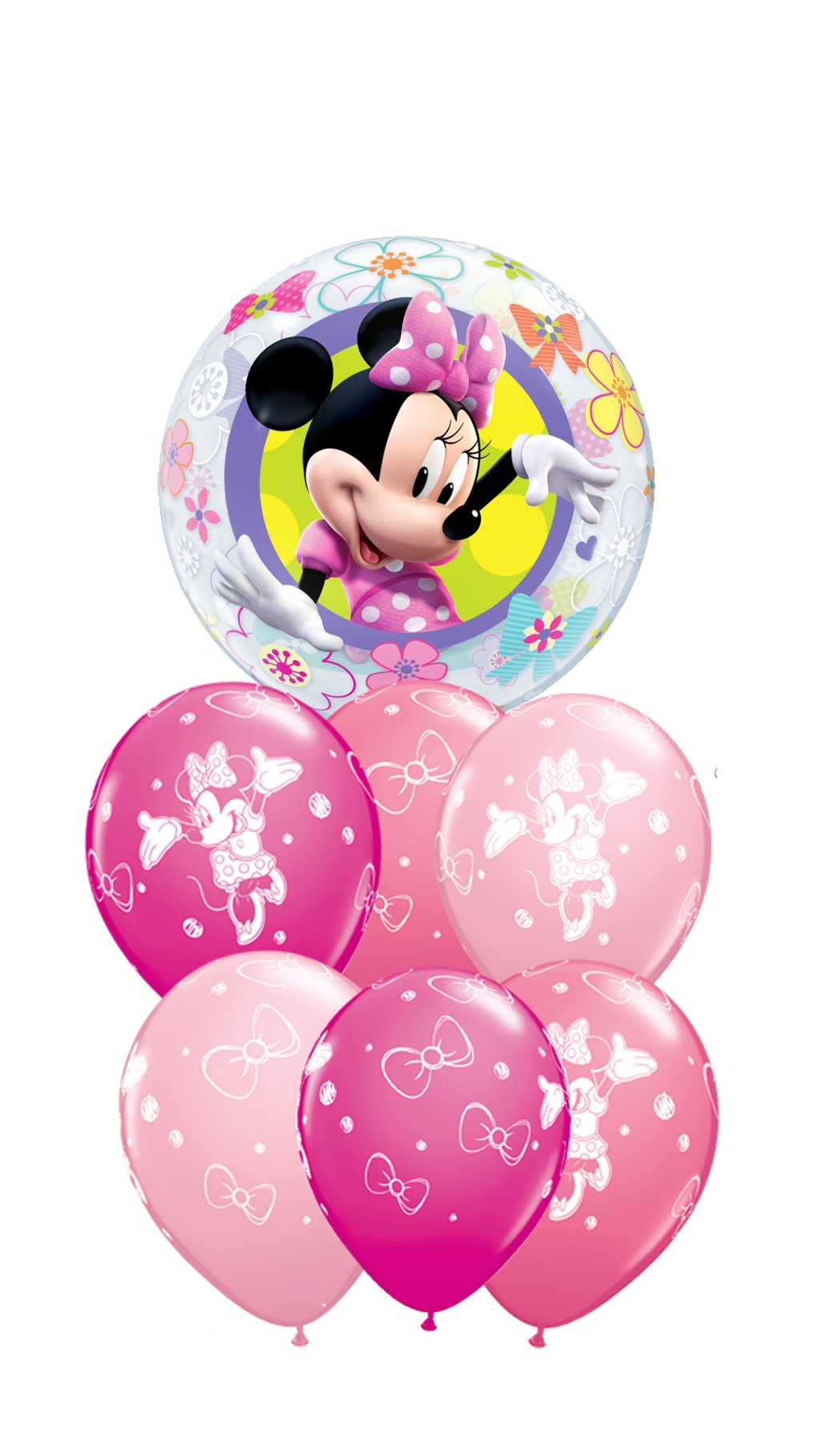 Ramo de globos Sigma Burbuja Minnie - Mis Globos