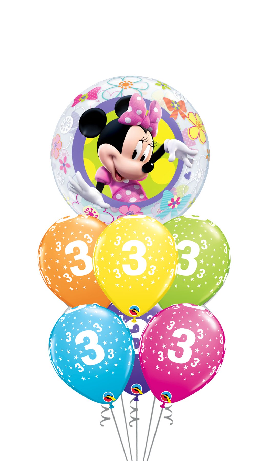 Ramo de globos Sigma Burbuja Minnie - Mis Globos