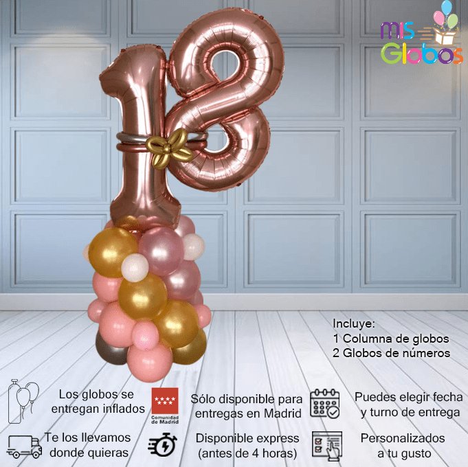  Peppa Pig - Ramo de globos para fiesta de 4 años, para niños de  4 años, incluye 8 globos