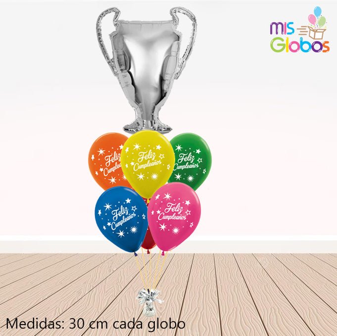 Ramo de globos Sigma Fútbol cumpleaños