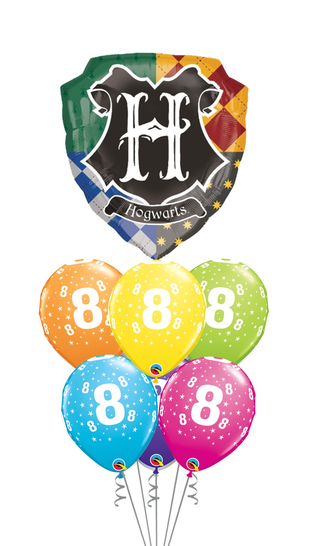 Ramo de globos Sigma Escudo Howarts - Mis Globos