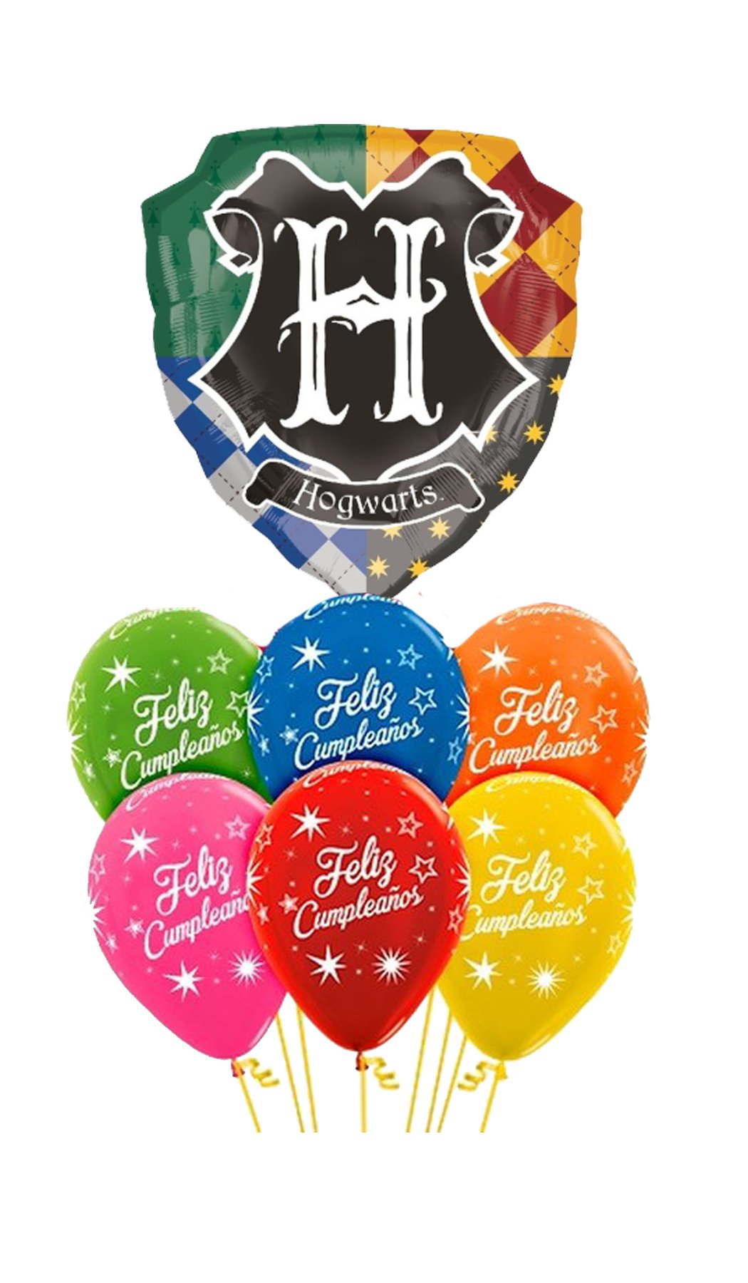 Ramo de globos Sigma Escudo Howarts - Mis Globos