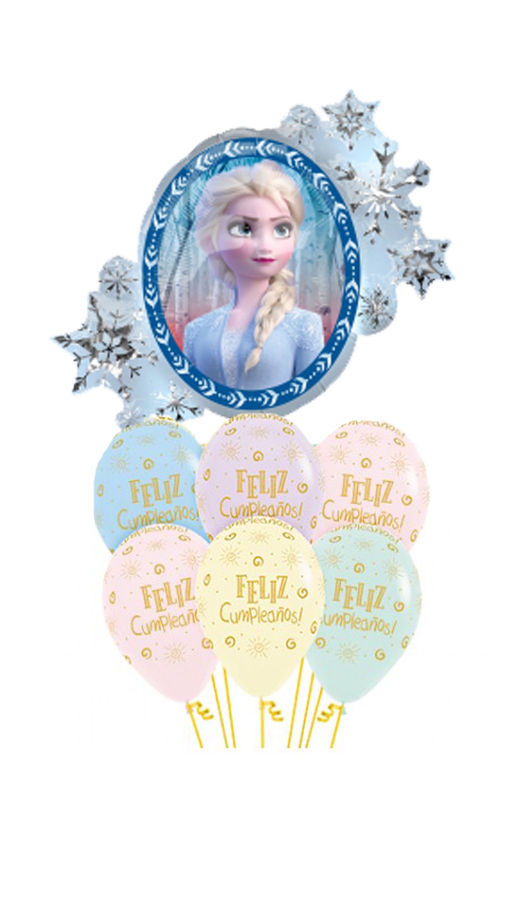 Ramo de globos Sigma Espejo Frozen - Mis Globos