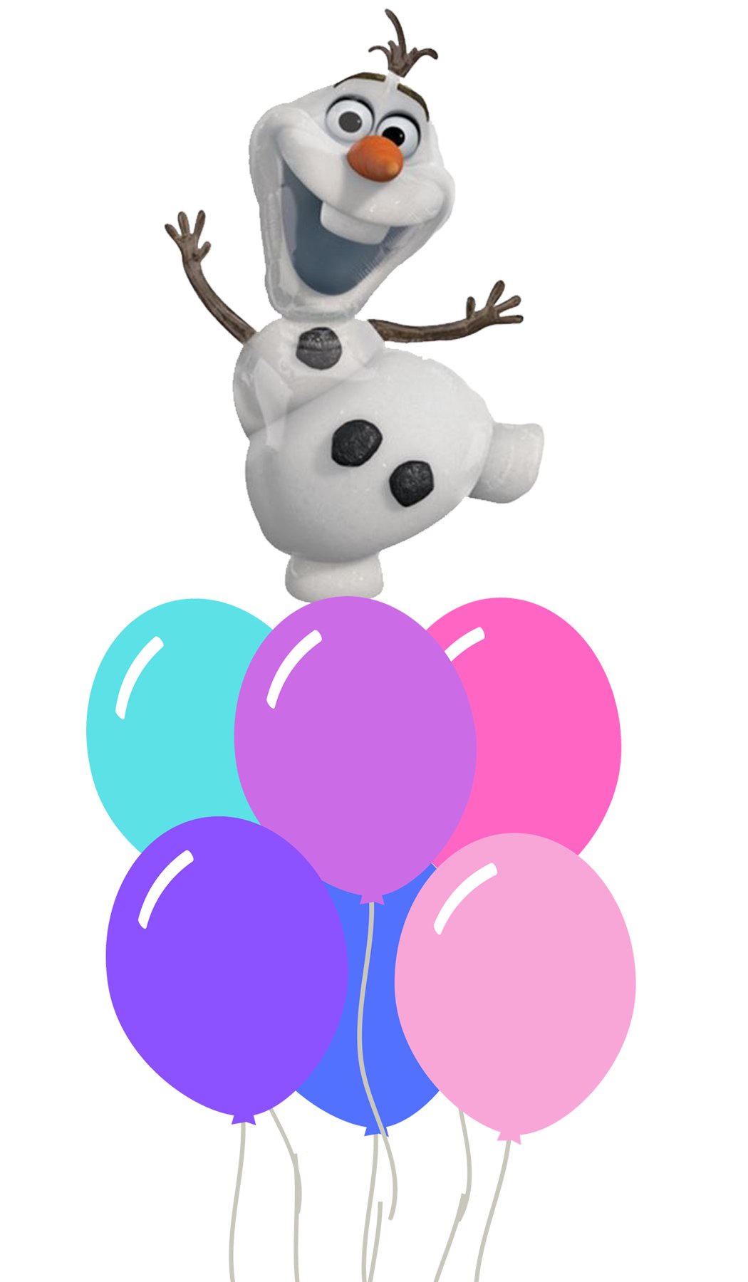 Ramo de globos Sigma Olaf - Mis Globos