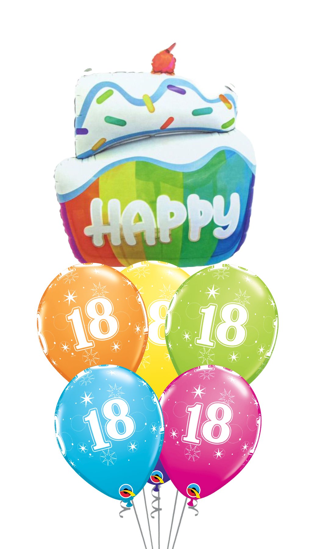 Ramo de globos Sigma Happy Birthday Tarta Chorreante - Mis Globos