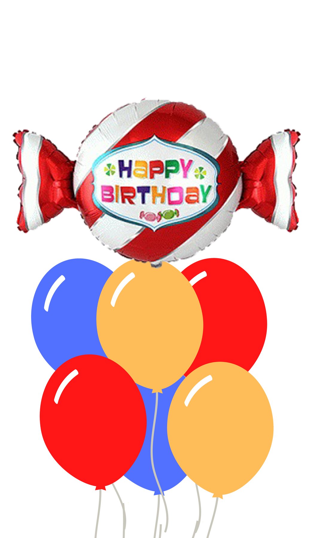 Ramo de globos Sigma Happy Birthday Tarta Chorreante - Mis Globos