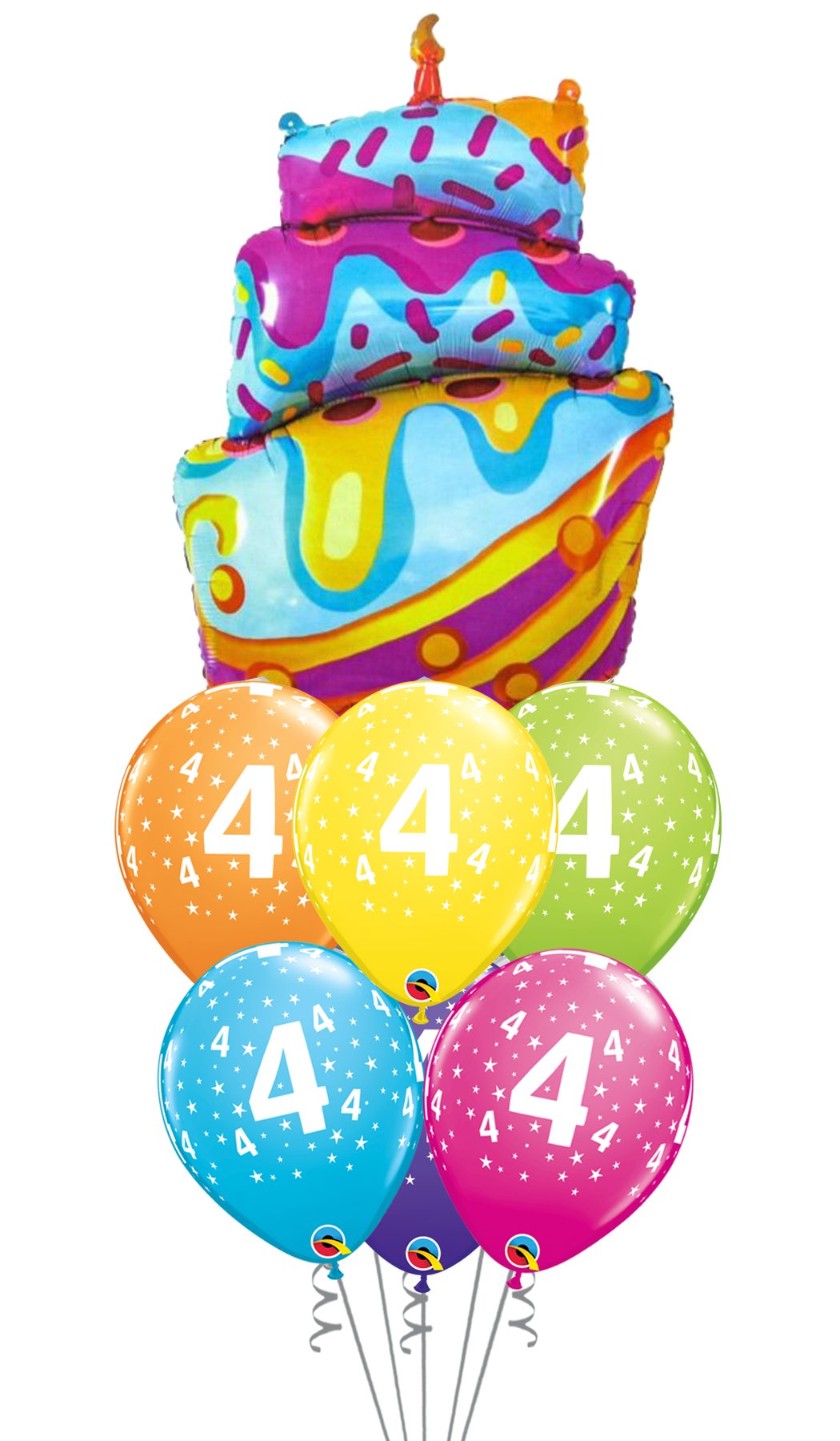 Ramo de globos Sigma Happy Birthday Tarta Chorreante - Mis Globos