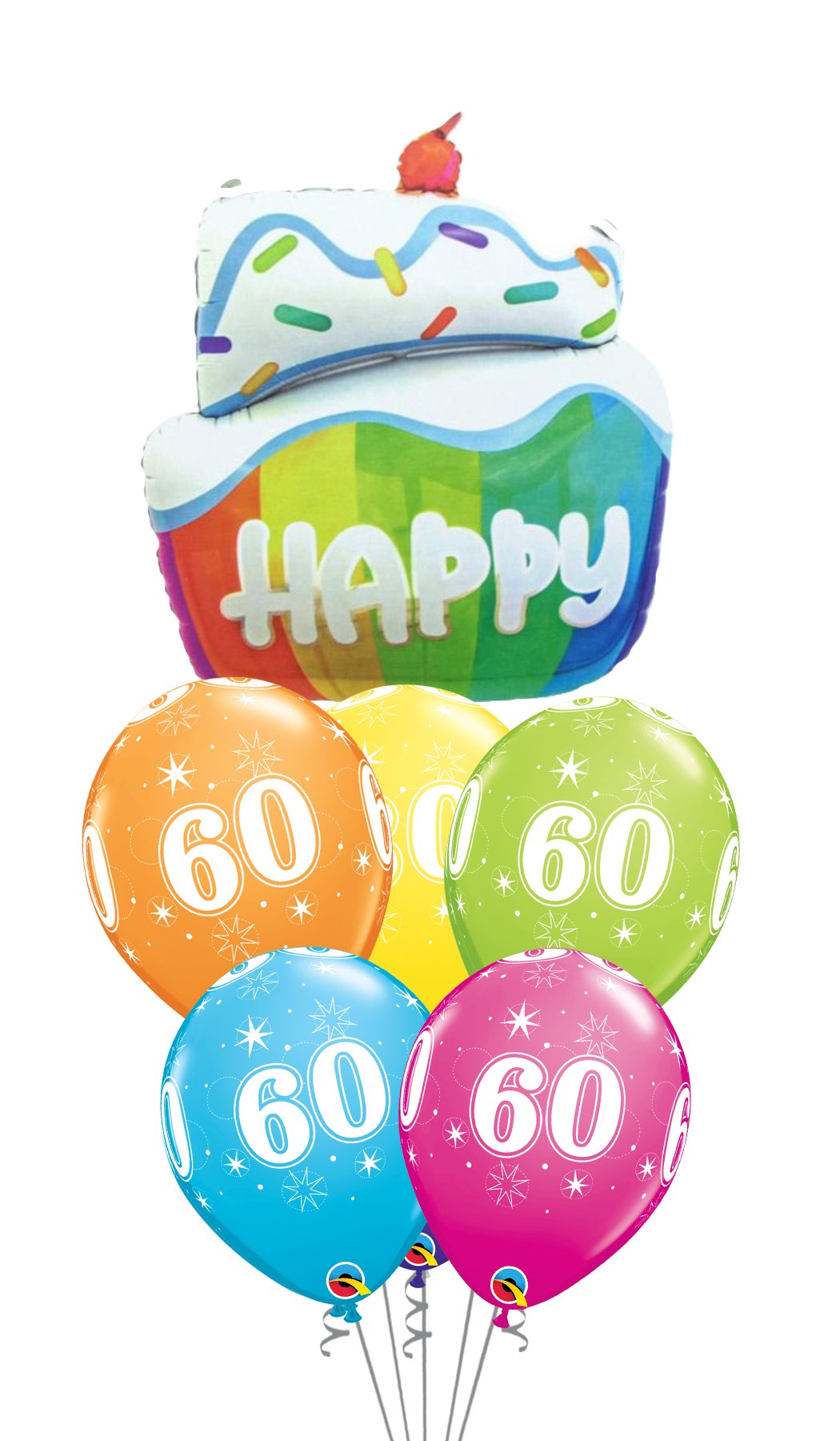 Ramo de globos Sigma Happy Birthday Tarta Chorreante - Mis Globos