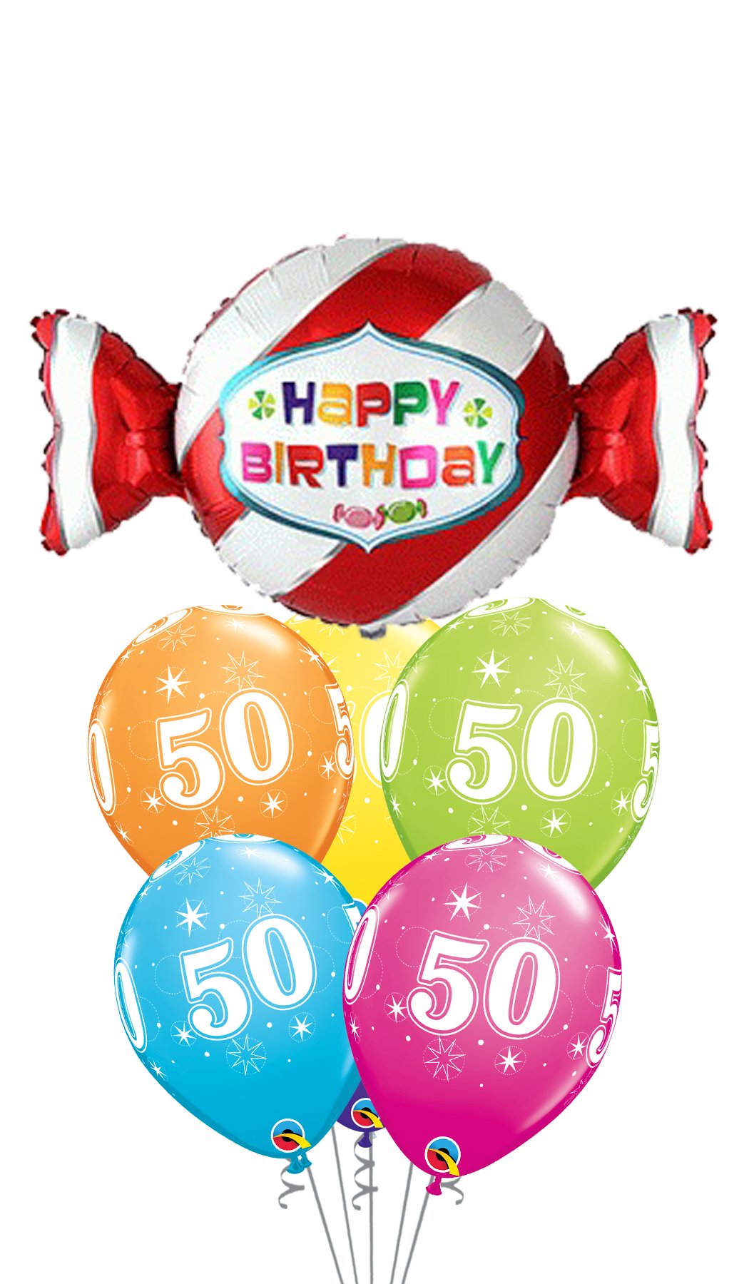 Ramo de globos Sigma Happy Birthday Tarta Chorreante - Mis Globos